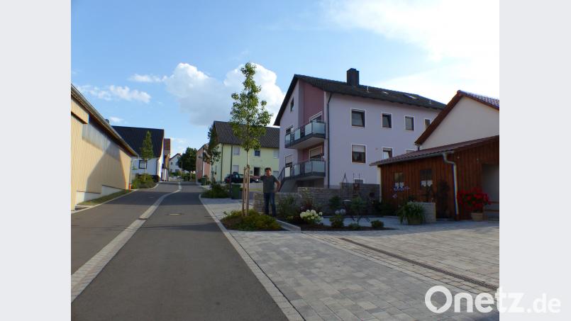 Nicht mehr wieder zu erkennen: Die Straße "Im Gassl". exb