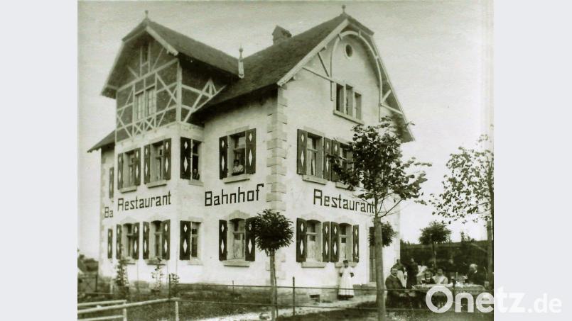 Das Bahnhofsrestaurant in Eschenbach. hev