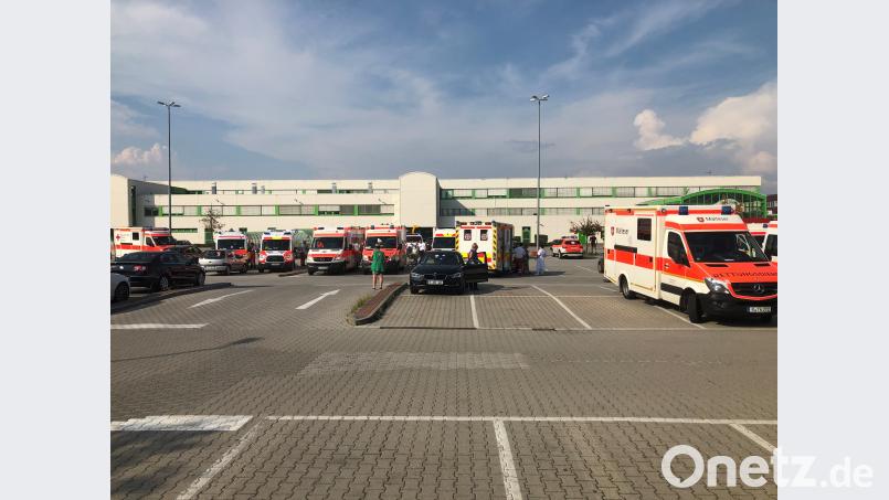 Gasalarm in einem Neutraublinger Supermarkt. Auer, Alexander