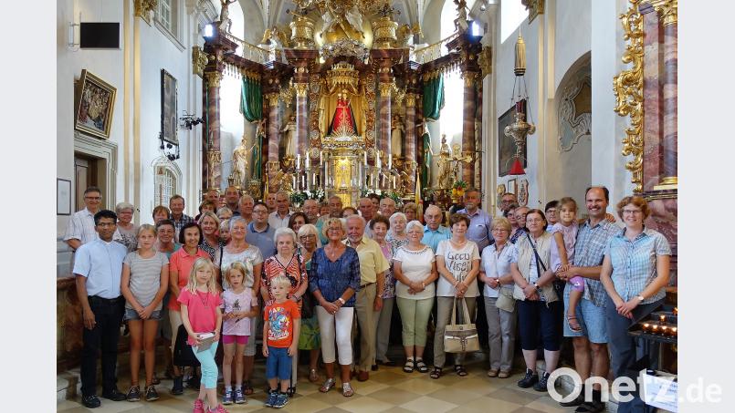 Bereits zum achten Mal fand die Pfarrwallfahrt der Fuchsmühler nach Marienweiher an. exb/Michaela Staufer