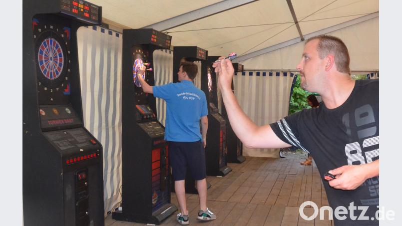 Präzise Würfe und ein gutes Auge sind gefragt. Kunz