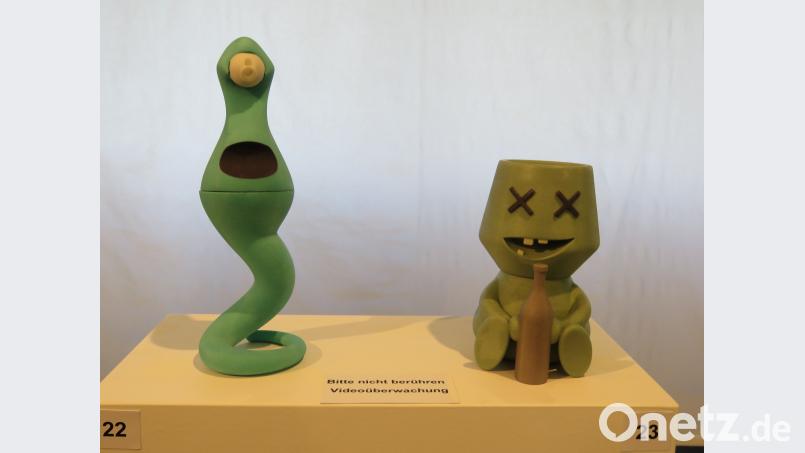 Die kleinen Monster sollen helfen, Ängst vor großen &quot;Monstern&quot; der Menschheit abzubauen. ubb