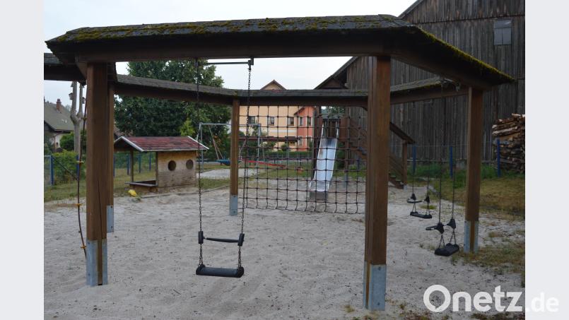 Im Rahmen der Dorfereneuerung soll der bestehende Spielplatz "Am Tradweg" eine Aufwertung erhalten. bej