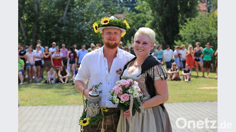 Das neue Oberkirwapaar in Lengenfeld heißt Lisa Hartinger und Dominik Breitkopf. Bild: egl