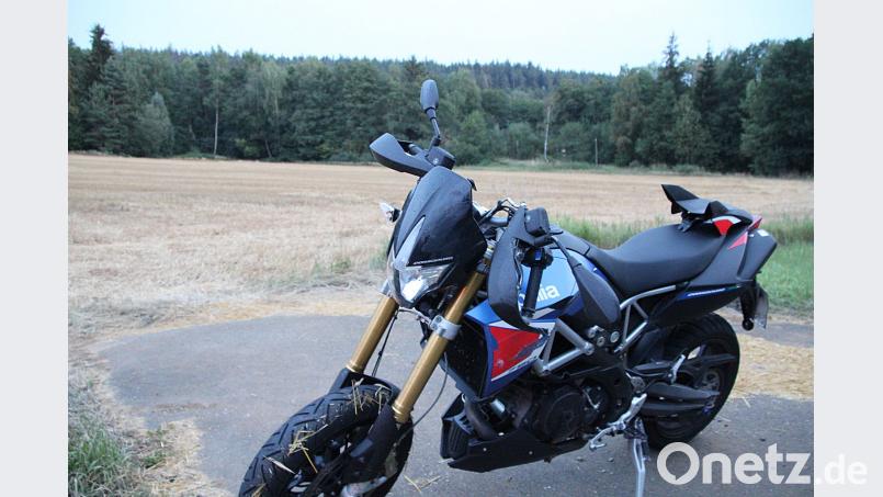 Die Aprilia des Gestürzten. jma