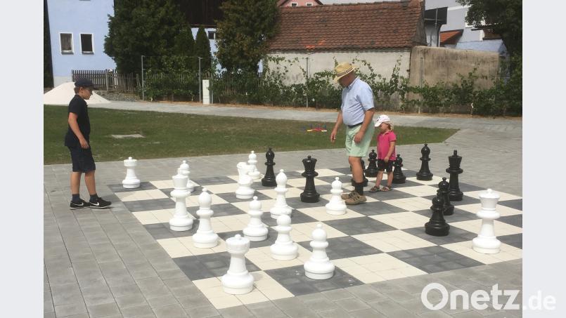 Auch die "Großen" mischen bei den Spielen mit. wlr