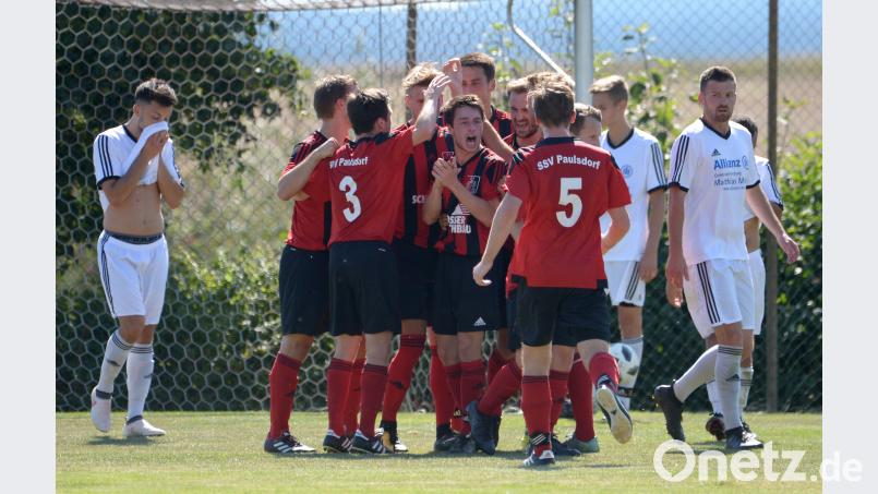Immerhin ein Punkt für den SSV Paulsdorf nach einem dramatischen Finale. Hier hat gerade Christoph Hierl das 2:0 erzielt. ref