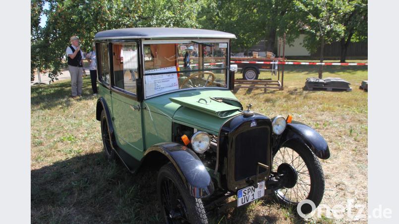 Dieser „Hingucker“ kommt aus dem Dixi- Werk in Eisenach und ist Ende der 20er Jahre des vorigen Jahrhunderts gebaut worden. frd