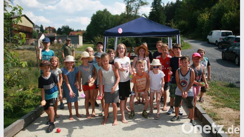 Die Boccia-Bahn an der "Lehle" ist ein beliebter Freizeitplatz für Klein und Groß. wro