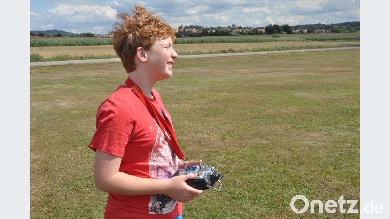 Oliver Prüll aus Vohenstrauß ging ebenfalls unter die Hobby-Piloten. dob