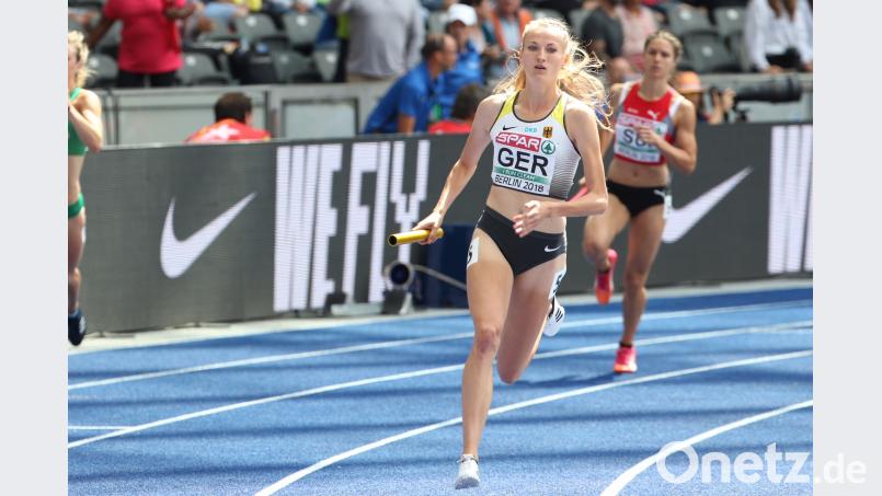 Corinna Schwab vom TV 1861 Amberg durfte im EM-Finale über 4x400 Meter nicht in der deutschen Staffel ran. Im Vorlauf hatte die Jüngste an Position zwei noch großen Anteil am Finaleinzug. Kiefner