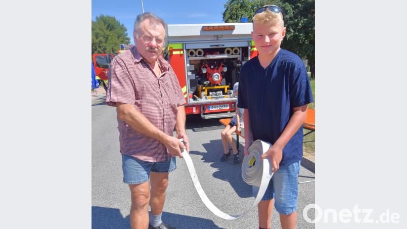 Auch das richtige Auswerfen eines Schlauches muss gelernt sein. no