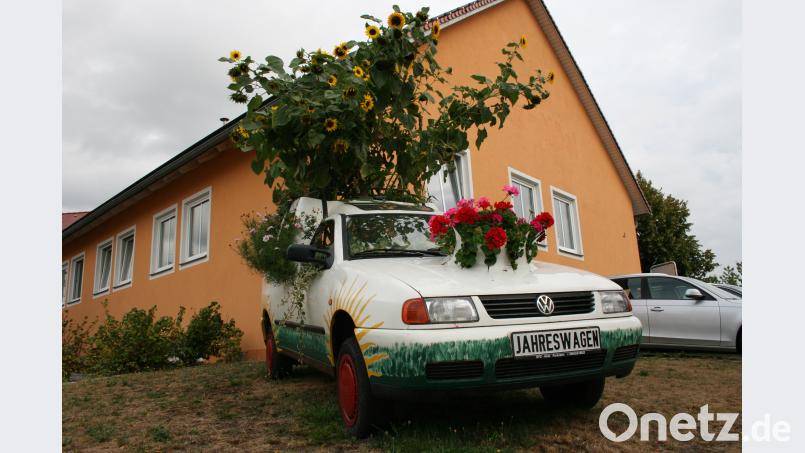 Ein ausgedienter VW Caddy erlebt eine neue Bütezeit als Gewächshaus auf Rädern. Er parkt vor der Kfz-Werkstatt von Willibald Hösl an der Weidener Straße. Ralph Gammanick [rg] (ralph.gammanick@oberpfalzmedien.de)