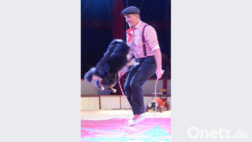 Hund und Herrchen hüpf! Bild: Kunz Kunz