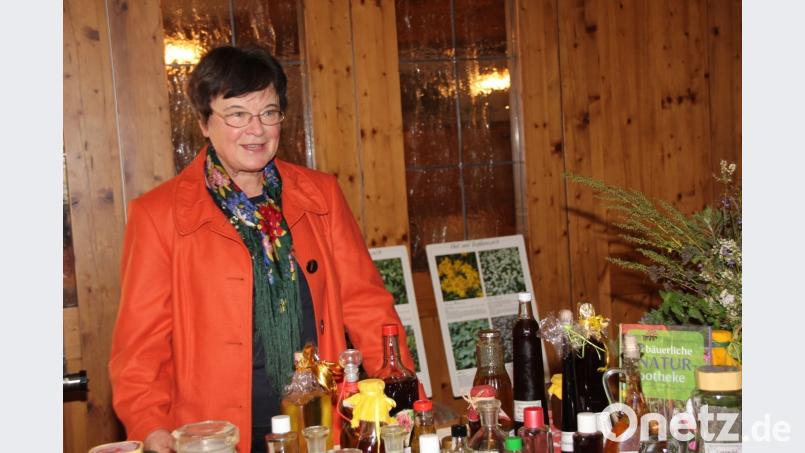 Markusine Guthjahr aus Königstein im Landkreis Amberg.Sulzbach ist bekannt als Kräuterexpertin und Buchautorin. Archivbild: Adele Schütz