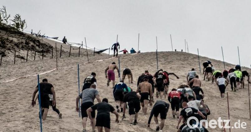 Der etwas andere Hindernislauf: Beim Blaster Run am Samstag flitzen die Teilnehmer unter anderem den Monte Kaolino hoch. Blaster Runners
