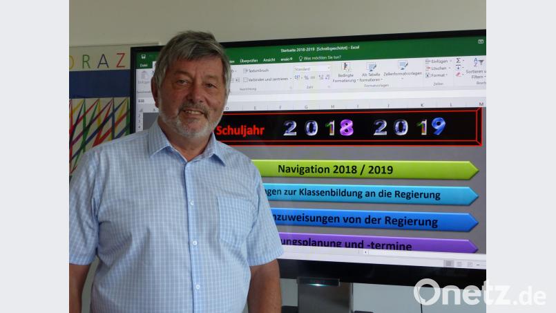 Schulamtsdirektor Georg Kick stehen im nächsten Schuljahr 626 Lehrer zur Verfügung. 7414 Schüler sind 2018/2019 zu betreuen cv