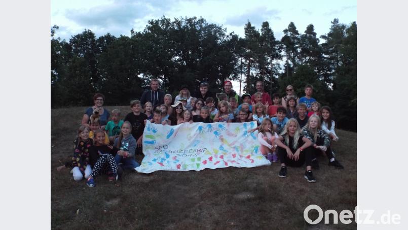 Viel Action erlebten die Kinder beim Abenteuercamp der SPD Grafenwöhr im Freibadgelände. Nach dem ereignisreichen Wochenende ist erstmal ausschlafen angesagt. myd