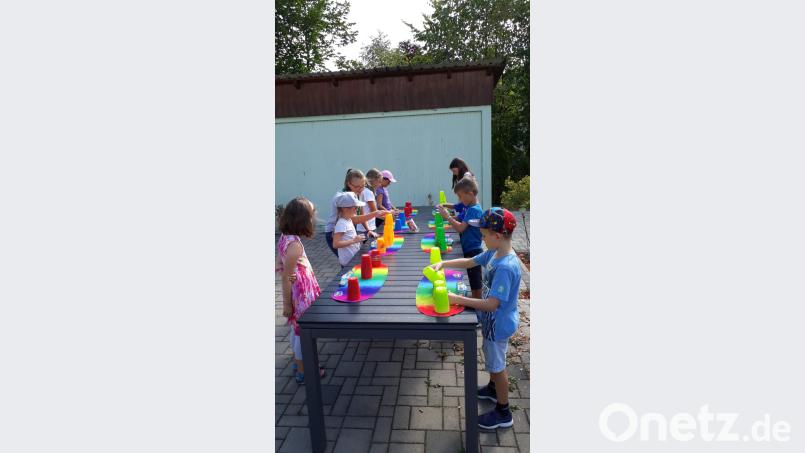Bei der Ferienaktion der Pfadfinder haben die Kinder viel Spaß. exb