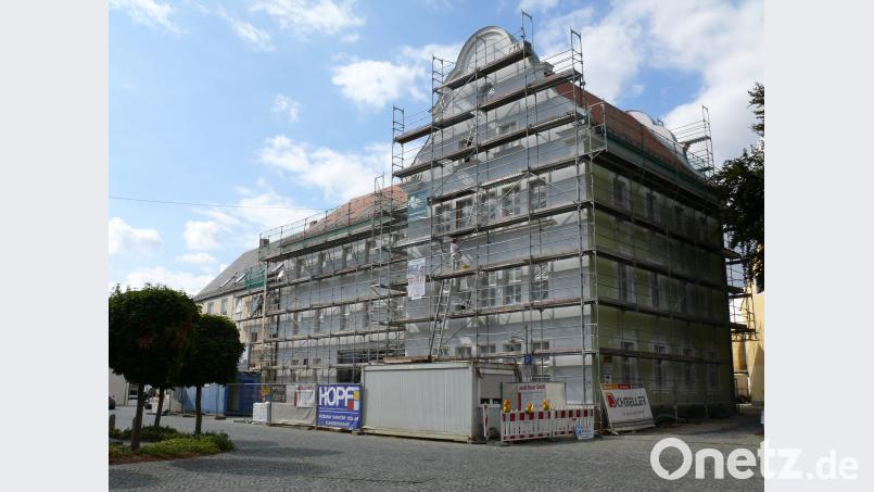 Seit drei Jahren wird das Rathaus umgebaut. Der Zeitplan ist knapp, denn Ende November muss die Stadtverwaltung das Übergangsdomizil in der Sparkasse räumen. pz