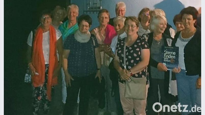 Die Frauengruppe des TSV Brand beim Besuch der Sternwarte in Tirschenreuth. fppö