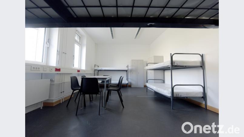 Eine nicht belegte Flüchtlingsunterkunft. Bild: Stefan Puchner/dpa