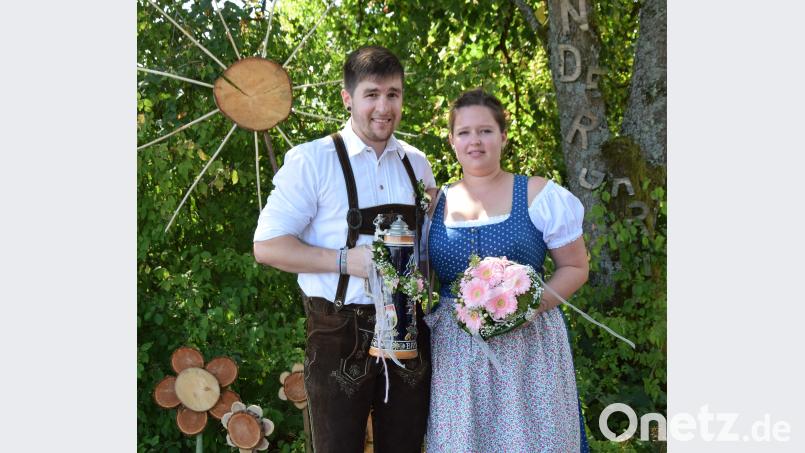 Ob Zufall oder weitsichtige Planung - zum neuen Oberkirchweihpaar werden heuer Annabell Ried und Jeremy Probst gekürt. Bild: bö
