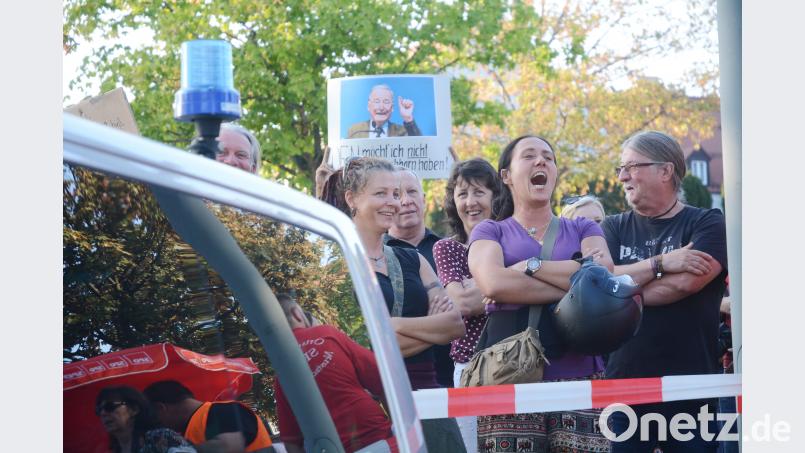 Protestveranstaltung der SPD zur AfD Wahlversammlung Bild: Gabi Schönberger