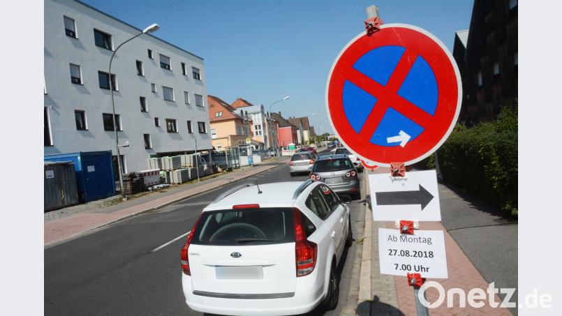 Ab Montag ist die Mooslohstraße halbseitig gesperrt. Bild: Gabi Schönberger