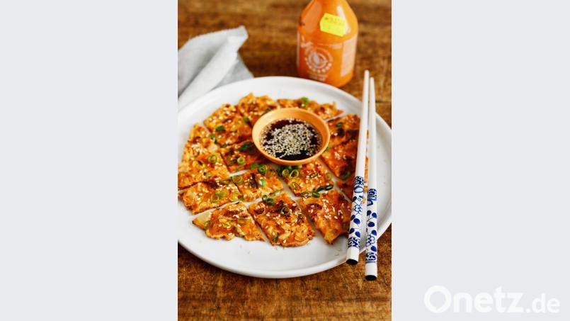 Kimchi-Pancakes. Bild: Nicole Stich/exb