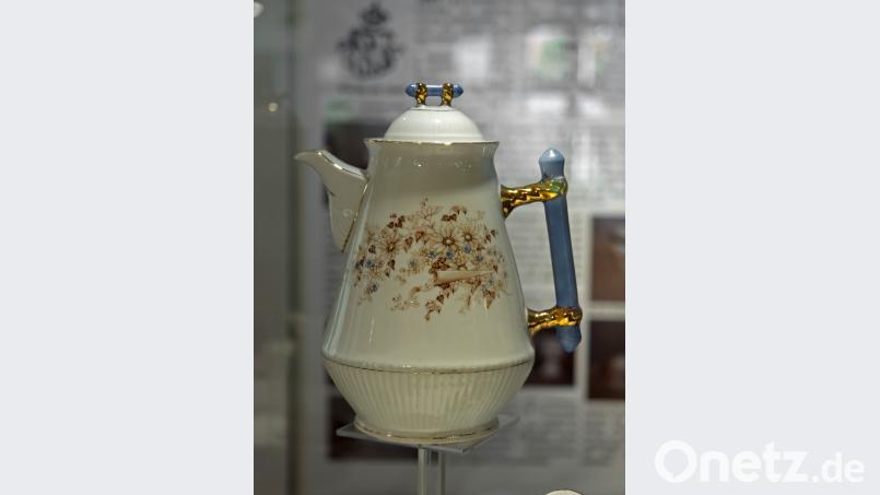 Exquisite Kaffeekanne aus dem Fundus des Museumsquartiers. Bild: tr