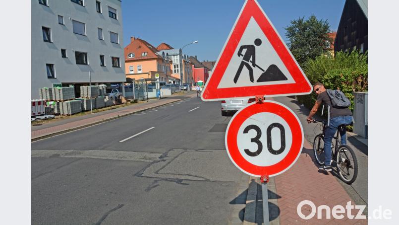 Sperrung Mooslohstrasse. Bild: Gabi Schönberger