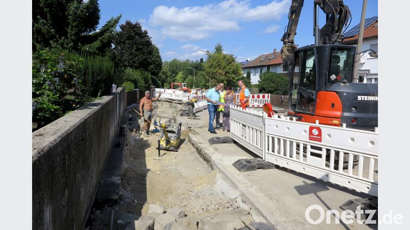 Auf einer Länge von 200 Metern ließ die Stadt in der Wilhelm-Busch-Straße die Trinkwasserleitungen erneuern. Bild: Hirsch