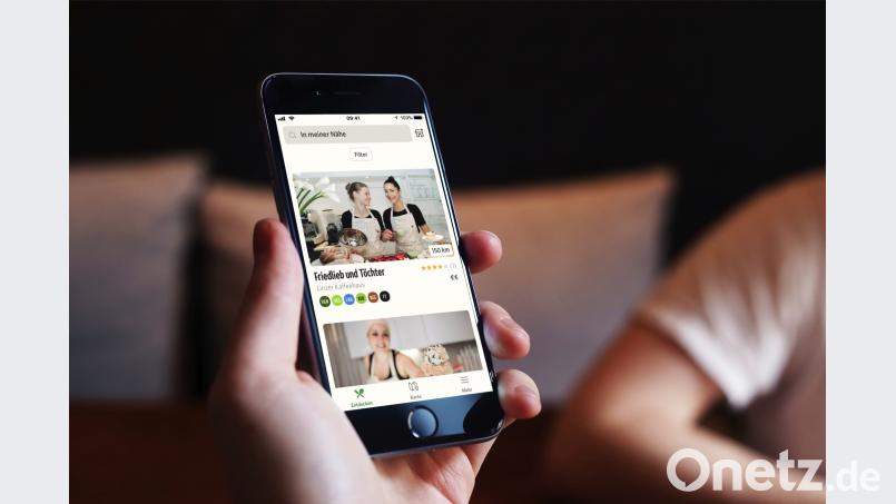 Das Start-Up "Vanilla Bean" aus Regensburg hat eine App entwickelt, mit der sich Nutzer Restaurants mit veganen Speisen anzeigen lassen können. Bild: Vanilla Bean