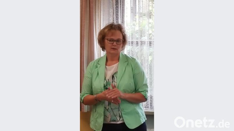 Monika Kagerer stellte die „Pallicura GmbH“ Schwandorf vor. Bild: Claudia Reiter