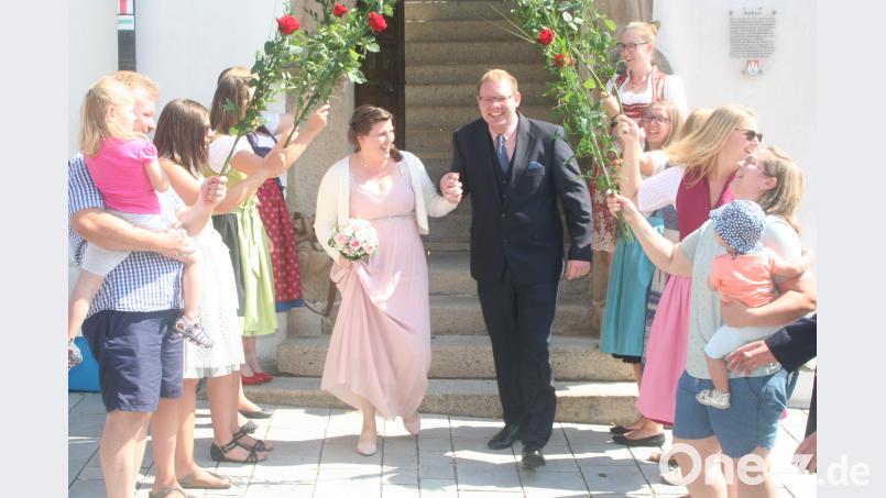 Regina und Wilhelm Wegerer, geborener Puff, wohnen in Altfalter und haben in Nabburg standesamtlich geheiratet. Bild: ga