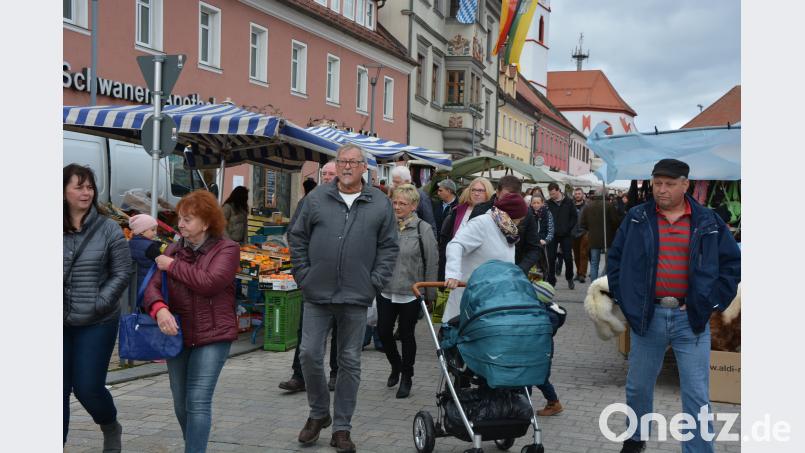 Erstmals lädt die Stadt Tirschenreuth zum Herbstmarkt ein: Am Sonntag, 2. September. Ähnlich wie bei bisherigen Märkten (Bild) sind rudn 50 Fieranten von 8 bis 18 Uhr am Marktplatz für ihre Kunden da. Die Tirschenreuther Fachgeschäfte laden zudem von 11 bis 16 Uhr zu einem besonderen Programm ein. Bild: jr