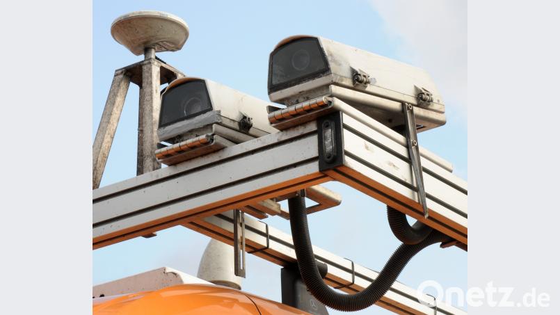 Diese Kameras zeichnen millimetergenau den Zustand der Straßen auf. Bild: Stephan Huber