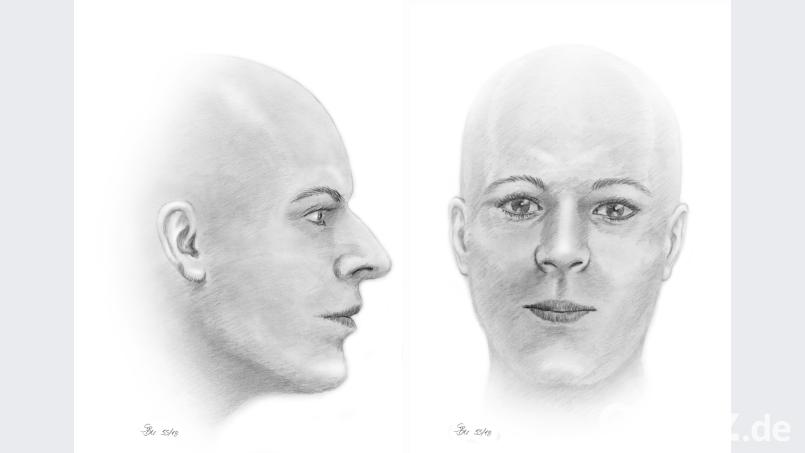 So könnte die Unbekannte zu Lebzeiten ausgesehen haben. Bild: Polizei Regensburg