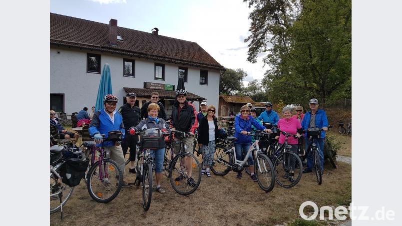 Die Teilnehmer an der Radtour des CSU-Ortsverbandes Schlammersdorf. Bild: exb