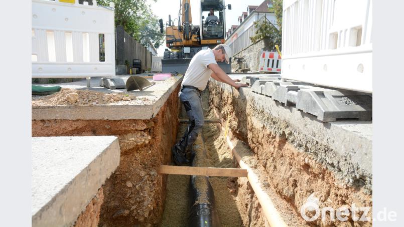 Baustelle in der Zacharias-Frank-Straße. Bild: Gabi Schönberger