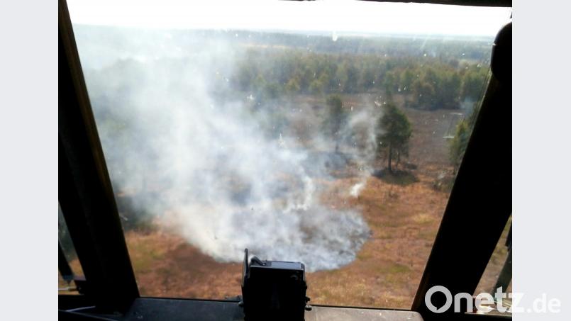 Brand im Truppenübungsplatz Grafenwöhr. Bild: mor