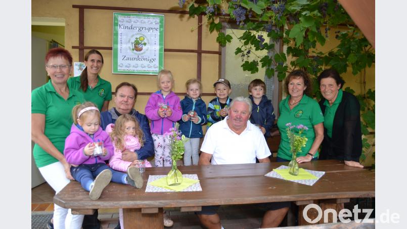 Luisa, Clarissa, Amelie, Vanessa, Jonas und Linus (von links) sind die ersten &quot;Zaunkönige&quot; beim Obst- und Gartenbauverein. Weitere Kinder sind willkommen. Das nächste Treffen ist am 29. September um 10 Uhr. Bild: hcz
