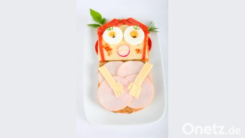 Appetitanreger: Wenn Kinder nicht essen wollen, kann so ein liebevoll gestaltetes Brot helfen. Bild: rainbow33 – stock.adobe.com