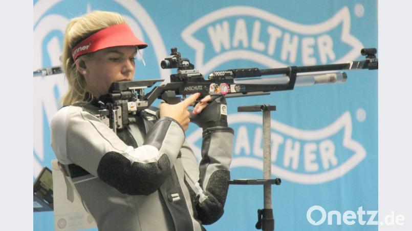 Julia Simon aus Süß startet mit dem Luftgewehr bei der Weltmeisterschaft in Südkorea. Bild: dl