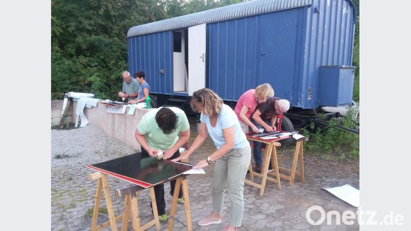 Alleine 76 solcher Hinweistafeln sind nötig für die sieben Strecken der Zoigltour. Bild: fz