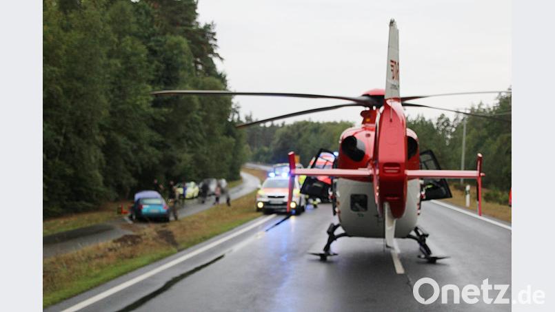 Auch ein Rettungshubschrauber war im Einsatz Bild: jma