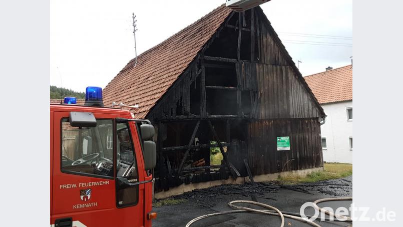 Eine Seite des Gebäudes wurde durch den Brand erheblich beschädigt. Bild: mde