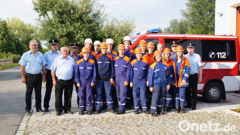 Der Feuerwehrnachwuchs aus Wurz und Floß absolvierte die Jugendspange. Bild: Kreuzer, Tom