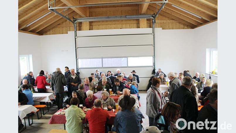 Der große Raum im neuen Gebäude dient auch als Festhalle. Bild: jma